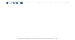 Desktop Screenshot of ifc-ebert.de